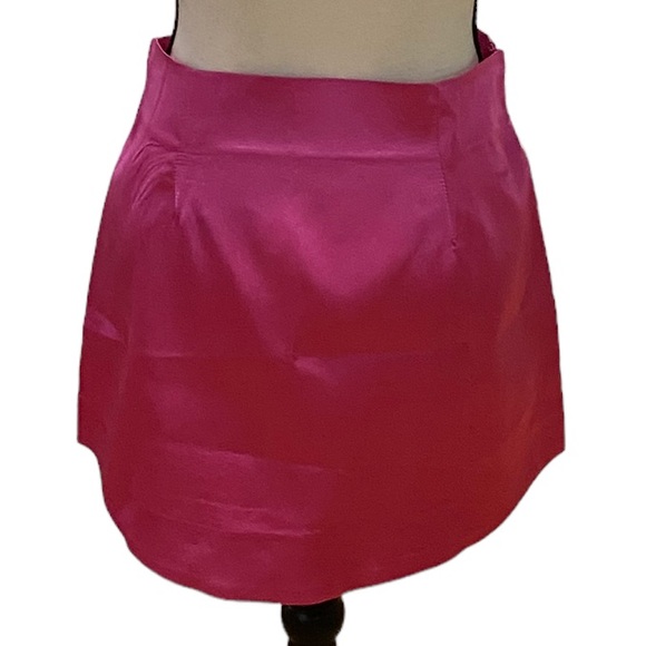 Satin Mini Skirt - Picture 2 of 3